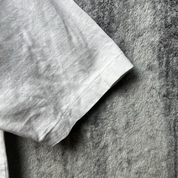 Vintage 80s 90s Italian Boys Surf Shirt Single Stitch White Neon Graphic Size S - Picture 2 of 6